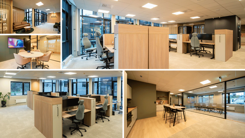 Eibl kontorprosjekt kollasj